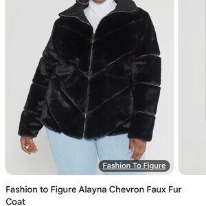 Black Faux Fur Jacket